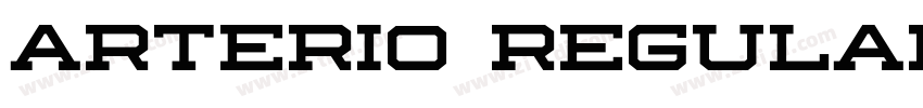Arterio Regular字体转换 Arterio Regular字体转换